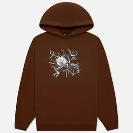 Мужская толстовка Dime Curveball Hoodie, цвет коричневый, размер S