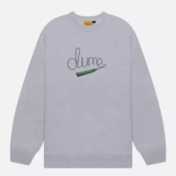 Мужская толстовка Dime Iron Crew Neck, цвет серый, размер M