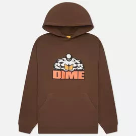 Мужская толстовка Dime Knowledge Is Power Hoodie, цвет коричневый, размер L