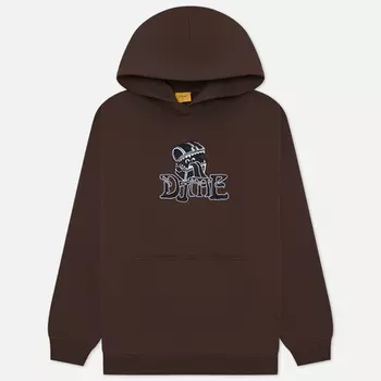 Мужская толстовка Dime Mimic Hoodie, цвет коричневый, размер XL