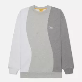 Мужская толстовка Dime Wavy 3-Tone Crew Neck, цвет серый, размер S