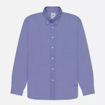 Мужская рубашка uniform experiment Giza Oxford B.D., цвет голубой, размер XL