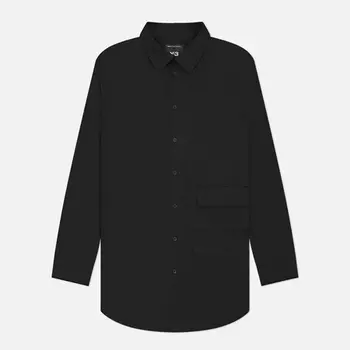 Мужская рубашка Y-3 Button-Up, цвет чёрный, размер L