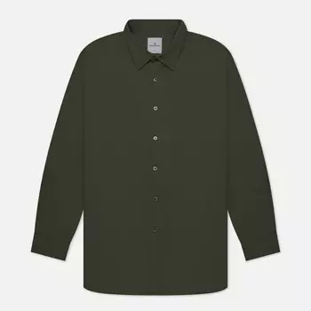 Мужская рубашка uniform experiment Supplex Baggy, цвет зелёный, размер XL