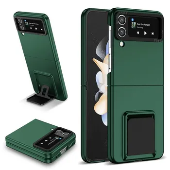 Пылезащитный жесткий чехол для аксессуаров для телефонов Samsung Galaxy Z Flip4 Flip 4 Flip3 5g Flip 3 Zflip4 Zflip3, защитный чехол-подставка for Samsung Z Flip 3 синий