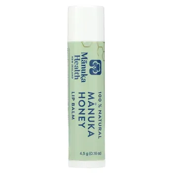 Натуральный бальзам для губ Manuka Health с медом манука, 4,5 гр.