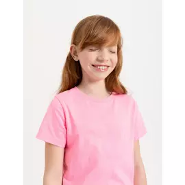 Базовая футболка для девочек (розовый, 152/ 12-13 YEARS)