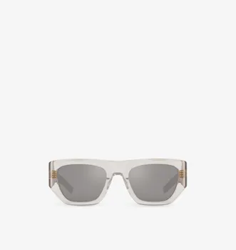 Солнцезащитные очки Ys000619 sl 740 в прямоугольной оправе из ацетата Saint Laurent, коричневый