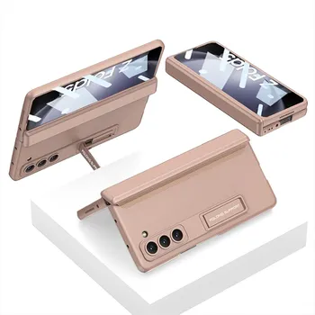 Магнитный шарнирный чехол для Samsung Galaxy Z Fold 5 5G, чехол с защитой экрана камеры, противоударные чехлы для телефонов, роскошные чехлы For Z Fold 5