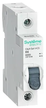 Автоматический выключатель Systeme Electric C9F16110 City9 Set B 10А 1P 6kA 230В
