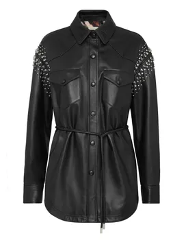Кожаная куртка PHILIPP PLEIN