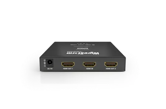 Разветвитель HDMI(19F)-2xHDMI(19F) 4K, черный Wyrestorm (EXP-SP-0102-H2)