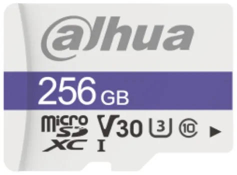 Карта памяти MicroSDXC 256GB Dahua DHI-TF-C100/256GB C10/U3/V30 UHS-I FAT32 90MB/s/95MB/s