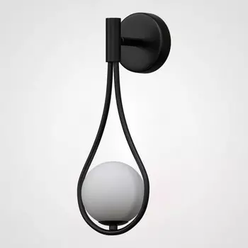 Бра Hoop Drop Wall Black ImperiumLoft HOOP-DROP-WALL01 (213746-26)