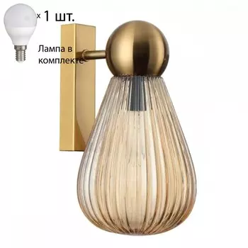 Бра Odeon Elica с лампочкой 5402/1W+Lamps E14 P45