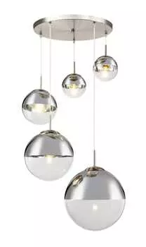 Светильник подвесной Toplight Glass TL1203H-05CH