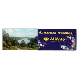 Алмазная мозаика «Родные просторы» 35х60 см, 38 цветов