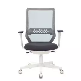 Кресло Бюрократ MC-W611N цвет темно-серый TW-04 38-417 сетка/ткань крестовина пластик белый