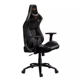 Кресло игровое Canyon Nightfall GС-7 до 150 кг, газлифт 4 класса, регулируемые подлокотники, черно-оранжевое