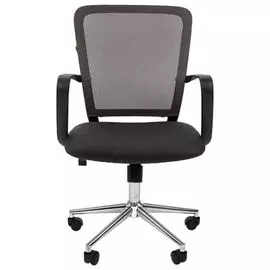 Кресло Chairman 698 TW-04 серый хром