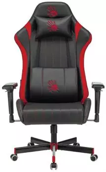 Кресло A4Tech BLOODY GC-990 игровое черный/красный искусственная кожа крестов. металл