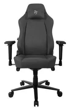 Кресло игровое Arozzi Primo Woven Fabric black - grey logo