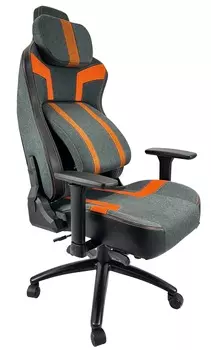 Кресло игровое Filum FL-CH-G-070 серо-оранжевое