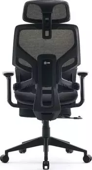 Кресло Cactus CS-CHR-MC01-LGNBK салатовый сиденье черный сетка/ткань с подголов. крестов. пластик подст.для ног
