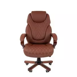 Кресло офисное Chairman 406 Chairman 7027814 экопремиум коричневое