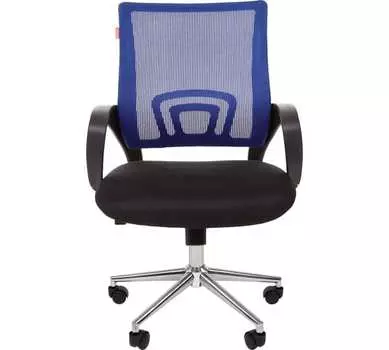 Кресло офисное Chairman 696 7077472 TW синий хром