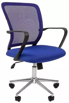 Кресло офисное Chairman 698 7077475 TW-05 синий хром