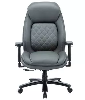 Кресло офисное Chairman CH403 7145954 экокожа, серый