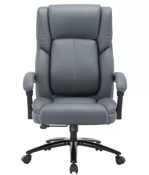 Кресло офисное Chairman CH415 7145940 экокожа, серый