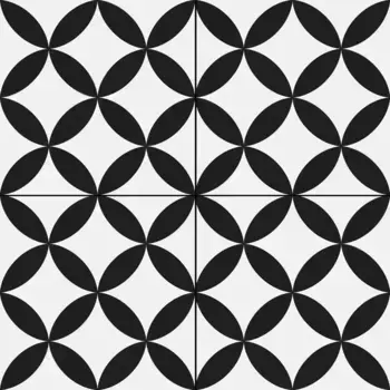 Напольная плитка «Prissmacer» Circle Matt. 45x45 pre cut 00000016696 black