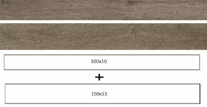 Напольная плитка «Ragno» Woodreal Matt. 100x13 2 формата 100x10+100x13 R5SD tortora