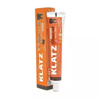 Klatz Glamour Only - Зубная паста для девушек "Апероль шприц" без фтора 75 мл