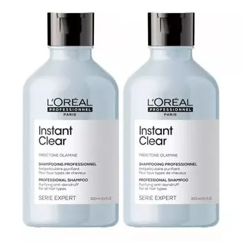 L'oreal Professionnel Serie Expert Scalp Care Instant Clear - Шампунь против перхоти для всех типов волос 2*300 мл