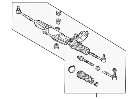 Рулевая рейка MB 211 460 32 00