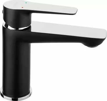 Смеситель для раковины Ferro Adore BDR2BLC, черный/хром