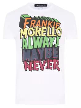 Футболка хлопковая с принтом FRANKIE MORELLO