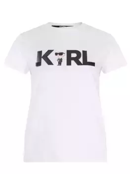 Футболка хлопковая с принтом Ikonik 2.0 Karl logo