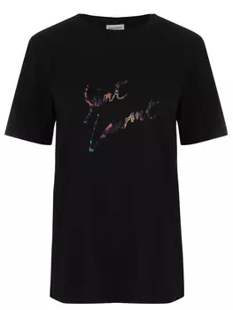 Футболка хлопковая SAINT LAURENT