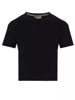 Футболка хлопковая с логотипом FENDI