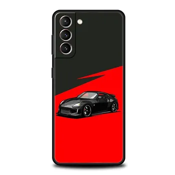 Спортивный крутой автомобильный чехол для телефона для Samsung Galaxy S24 S23 Ultra S22 S21 S20 FE 5G S10 S10E S9 Plus S8, черный силиконовый чехол-бампер Samsung S10