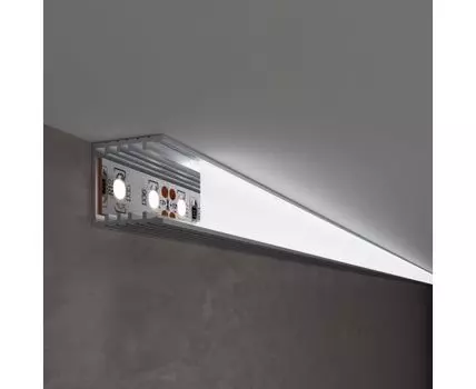 Накладной алюминиевый профиль для двухрядной LED ленты (под ленту до 12,4mm) LL-2-ALP016 LL-2-ALP016