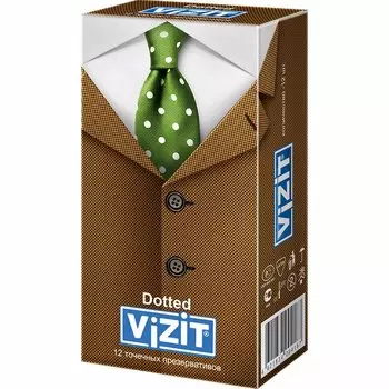 Vizit Dotted презервативы точечные 12 шт