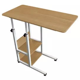 стол компьютерный GROMELL Bali 400х800х660(840)мм британский клен металл/МДФ