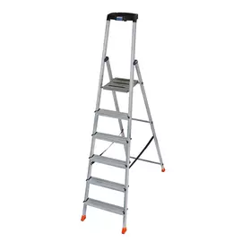 стремянка алюминиевая KRAUSE SAFETY 6 ступеней