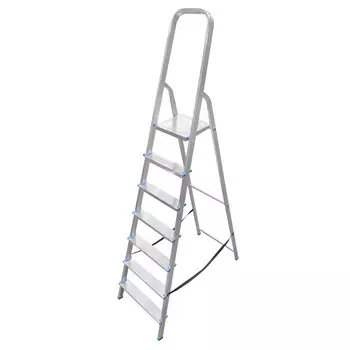 стремянка односекционная LADDERBEL 7 ступеней алюминиевая