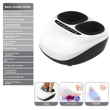 Электрический массажер для ног и стоп с функцией подогрева и разминания CN Plug (Chinese Packaging)